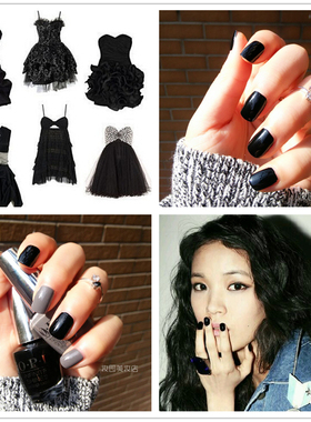 美国 OPI指甲油 微光疗系列 玛瑙黑 纯黑色 ISLt02 isl00持久快干