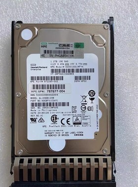 HP/惠普 J9F48A 787648-001 1.2TB SAS 12G 10K 2.5 MSA2040 硬盘