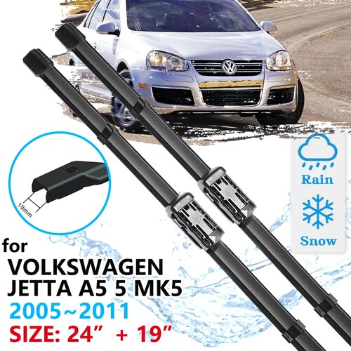 适用于大众VW Jetta 6 Mk6 A6 A5 A7汽车无骨雨刮器右肽右舵雨刷