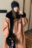 2025冬装新品中长款皮毛一体2620P199K298，女装皮草，2C103