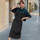 2026秋装新品主推假两件连衣裙2452P145K218，女装连衣裙，2C103