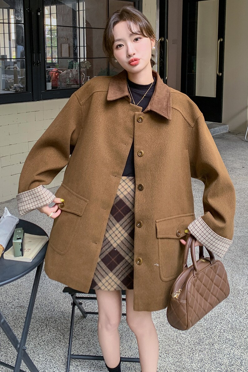 2026春装新品主推外套C2504P195K298,女装风衣,2C103