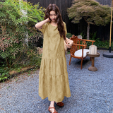2025夏装现货主推三色连衣裙C98P155K228，女装连衣裙，2C103