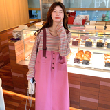 2026秋装新品拼接连衣裙2436P135K199，女装连衣裙，2C103