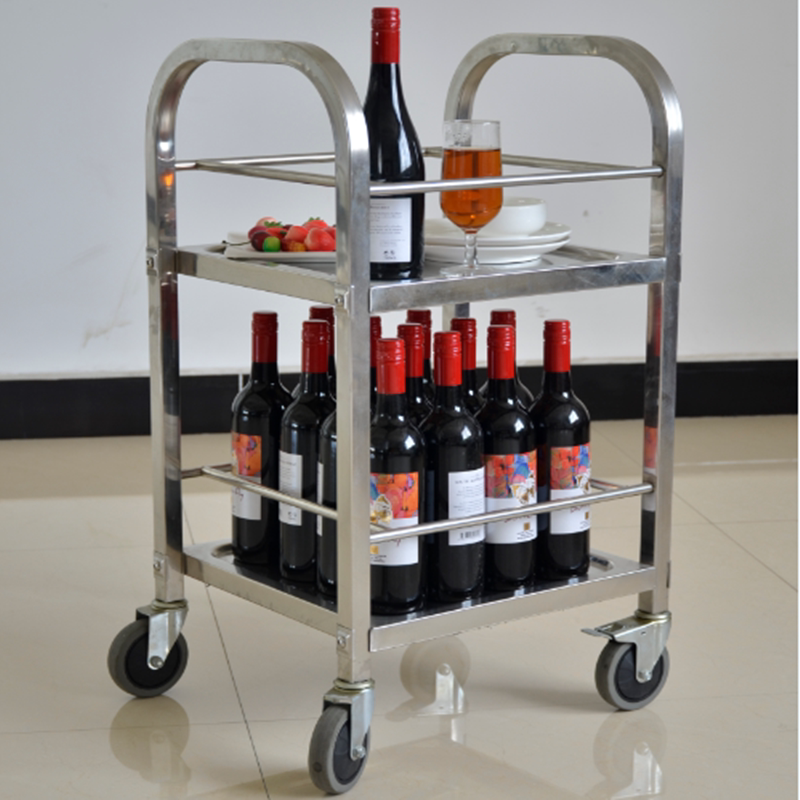 加厚带盖调味车方形酒水车厨房调料车资料车工具小推车美容车