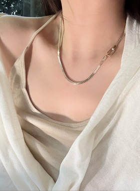 LT珠宝“喜平链”时髦设计感ins博主同款项链百搭高级感小众链条