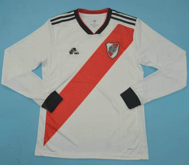 18-19赛季阿根廷联赛河床队球衣 长袖足球服 River Plate主场白|ruв категории движение/йога/фитнес/фанаты товаров, футбол, футбол - от Buy2taobao.com для оказания профессиональной услуги покупки агента Taobao