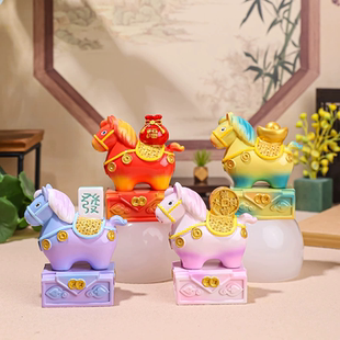 2026马年小马福福玉玺印章摆件家居装饰品摆件生日礼物书店伴手礼