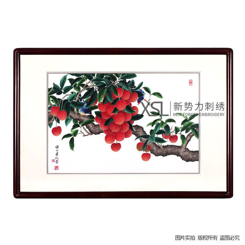 粤绣广绣广州特色礼品挂件新古典