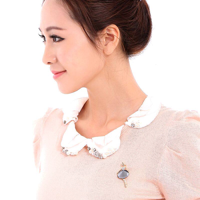 Broche femme TSFUL en cristal artificiel - Ref 1177128 Image 4