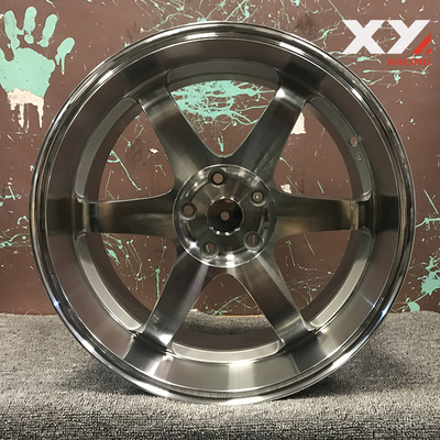 TE37 TTA宽边抛边改装轮毂,15寸16寸17寸18寸19寸锐志思域CC3系A4