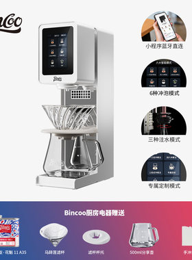 Bincoo P1 作曲家智能手冲咖啡机家用小型多功能半自动冲泡萃取机
