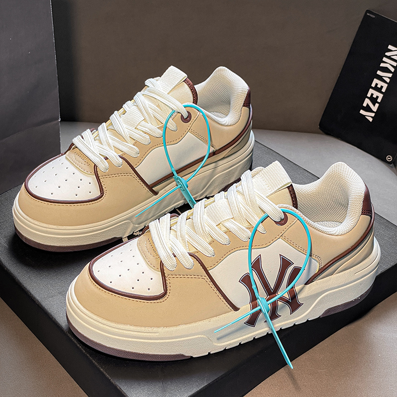 官方正品纽约洋基队鞋男鞋2025新款板鞋厚底增高休闲百搭鞋子女