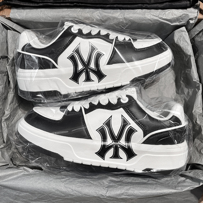 莆田官方正品纽约洋基队厚底板鞋