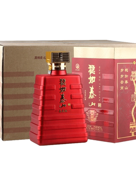 泰山喜庆版度整箱浓香型白酒