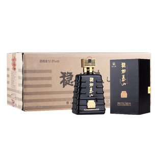 泰山牌稳如泰山南天门 51.8度浓香型白酒小酒版 整箱125ml*12瓶