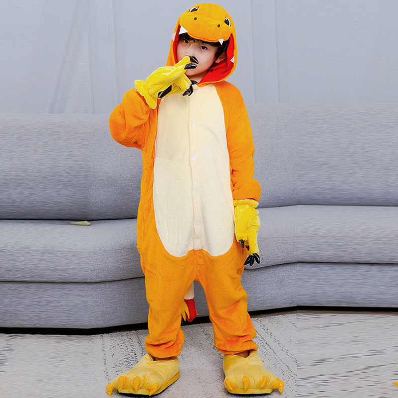 小恐龙演出服喷火龙cos服宝可梦6