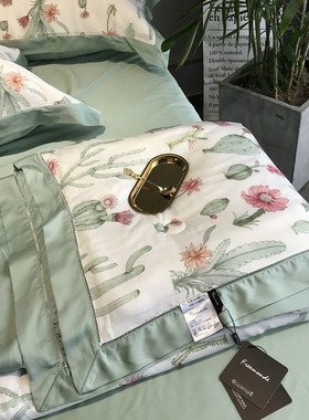 高端正品100%兰精天丝夏凉被四件套空调冰丝被子薄款可机洗夏被