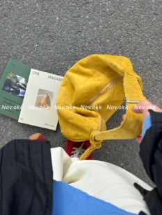 2026新款潮饺子包时尚百搭单肩包高级感麂皮绒大容量斜挎包