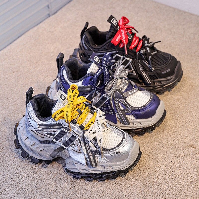 儿童运动鞋春款新款中大童男童鞋子透气跑步鞋炸街韩系女童老爹鞋,童鞋/婴儿鞋/亲子鞋,运动鞋,淘宝优惠券,粉丝福利购,淘宝优惠卷