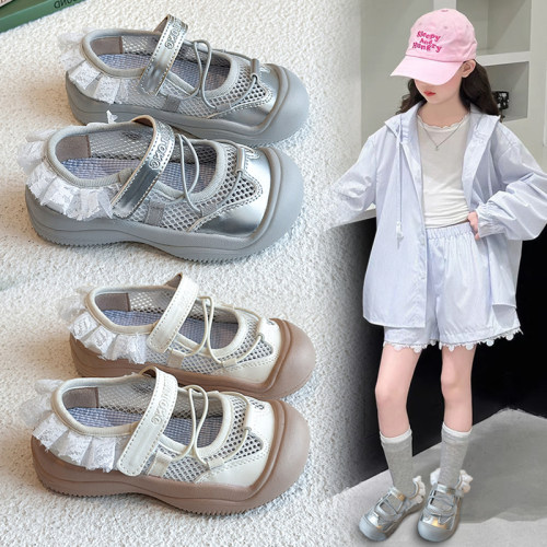 女童鞋子儿童户外鞋子童鞋韩系2025新款爆款公主鞋子软底透气凉鞋