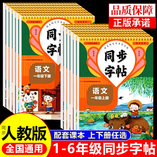 人教版小学同步练字帖