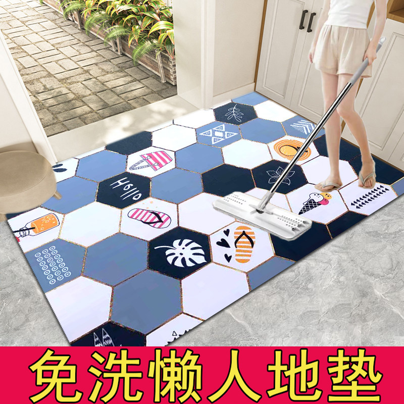 免洗皮革入户门家用防水防滑地垫