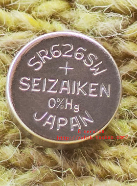 SEIZAIKEN精工SR626SW/377原装进口无汞氧化银手表纽扣电池 电子