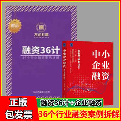 中小企业融资案例与实务指引+融资36计+商业实操案例