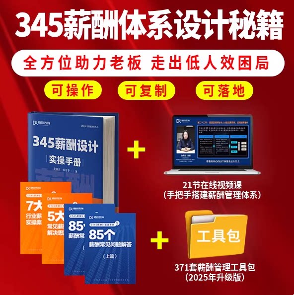 德锐咨询 德锐精准招聘实操手册 345薪酬设计实操手册 电商人才管理手册 慎用股权激励 人才盘点实操手册