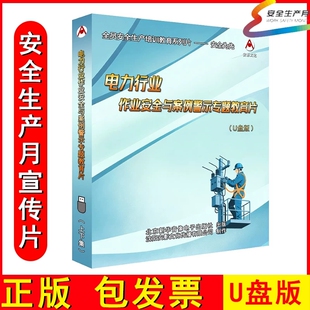 2026年安全月电力行业作业安全与案例警示专题教育片U盘 上下集AY
