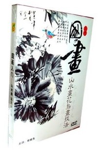 学画画教学1DVD光盘 国画入门山水画花鸟画技法 正版 dvd碟片