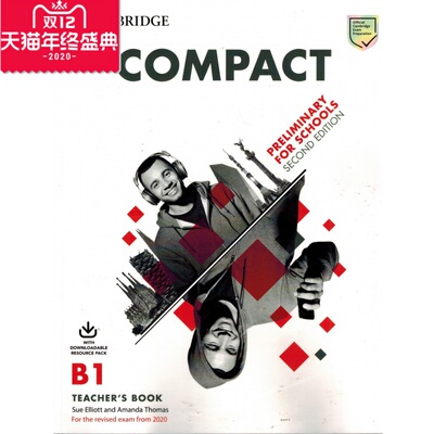 正版知豆2020年PET考试B1 Compact Preliminary for Schools教师