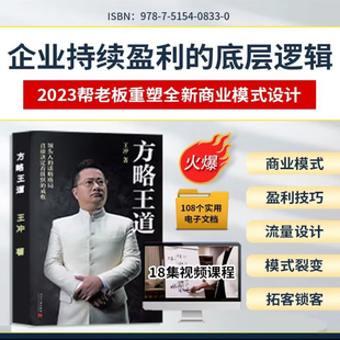 方略王道王冲商业模式工具包企业持续盈利的底层逻辑重塑全新的商业模式