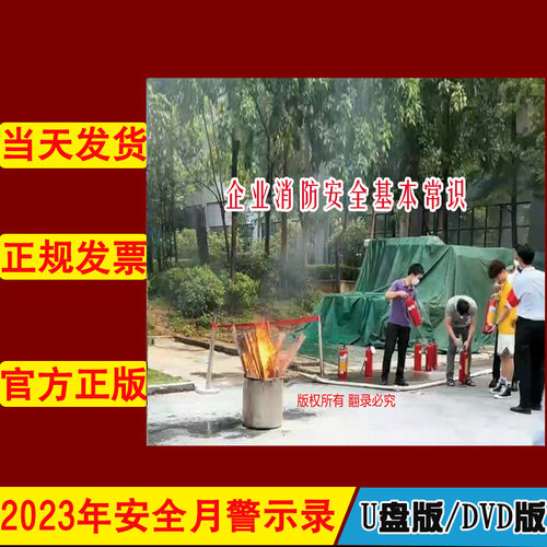 安全生产月警示教育片企业消防