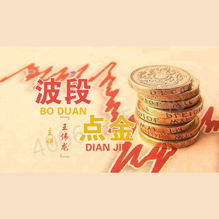 正版包票 王伟龙 波段点金 视频课程非DVD