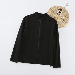 拉链纯色上衣外套制作 修身 纯手工男士 棉衣棉袄棉服半成品布片冬季