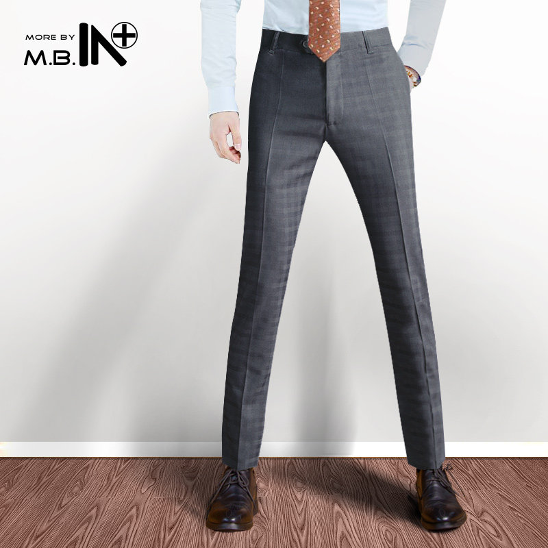 MBIN +Jacquard weave Self cultivation Thin section England leisure time Western-style trousers Self cultivation Straight Korean trousersin the Men's clothing, Casual pants  category - from Buy2taobao.com to provide professional Taobao agent buy service