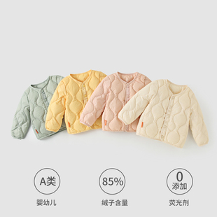 2025新款儿童羽绒服内胆男女童宝宝白鸭绒内搭轻暖三防校服神器