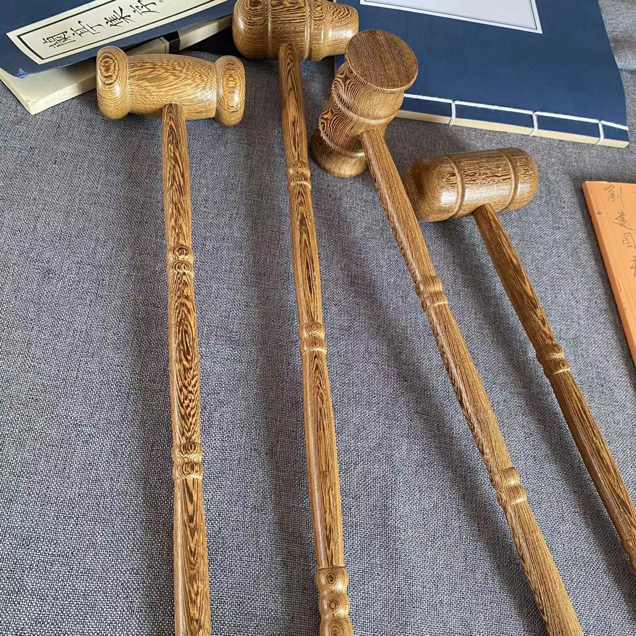 鸡翅木质实木檀木不求人老头乐 敲打拍背捶经络穴位捶按摩锤子