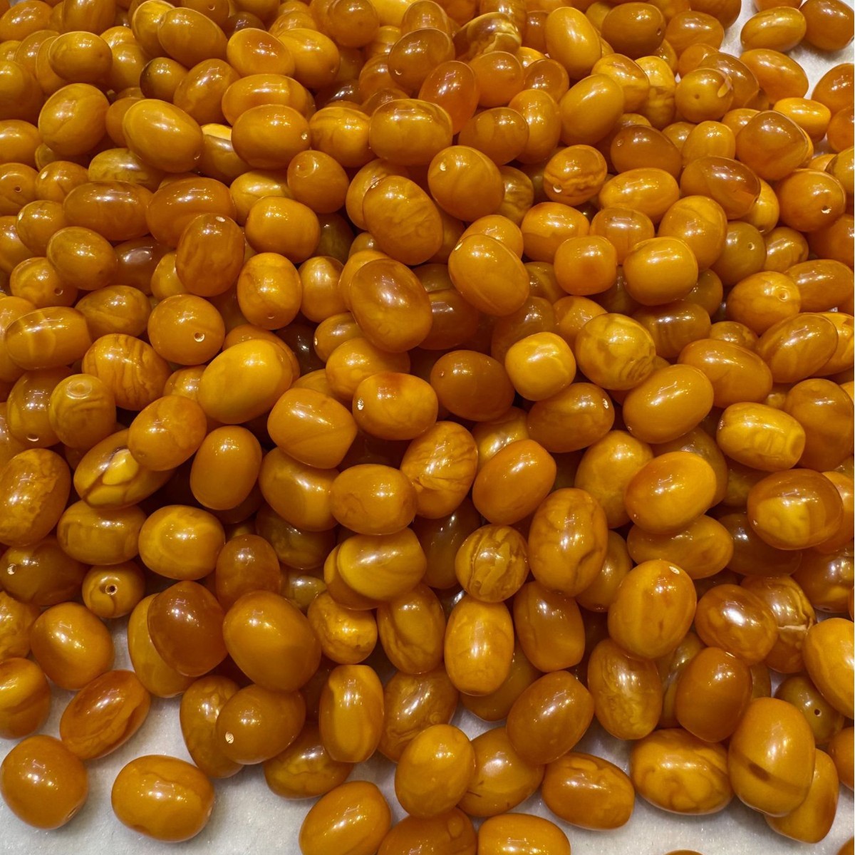 天然妖花老蜜蜡枣珠散珠批发蜜蜡单珠diy配饰蜜蜡手串老花蜡枣珠