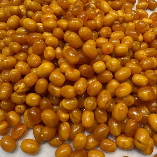 天然妖花老蜜蜡枣珠散珠批发蜜蜡