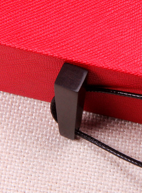 黑檀木镶银祥云吊坠紫光檀镶嵌云