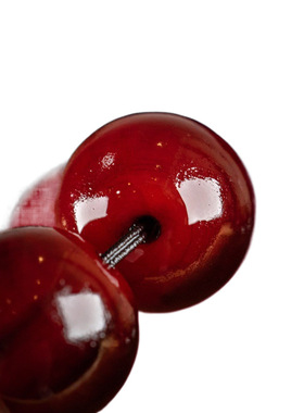 天然血料金丝牦牛角手串桶珠女男