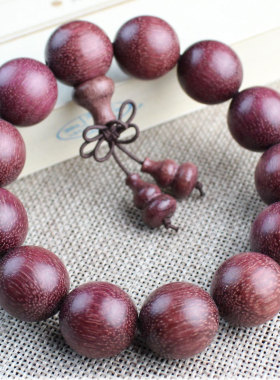 厂家批发紫芯苏木玫瑰紫檀木佛珠