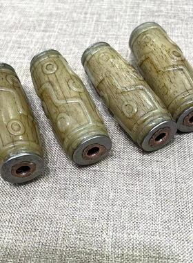 藏式藏式文玩骆驼骨雕刻九眼天珠