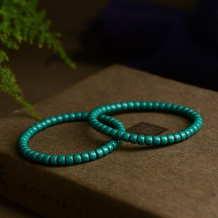 藏式速发科技松菱镁矿极限归圆小老型手串 TY1438