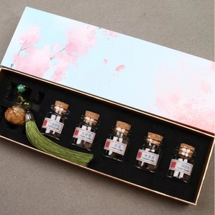 绿檀莲花香囊扩香器古法手工蜜丸香薰球礼盒鹅梨帐中香降真香套装