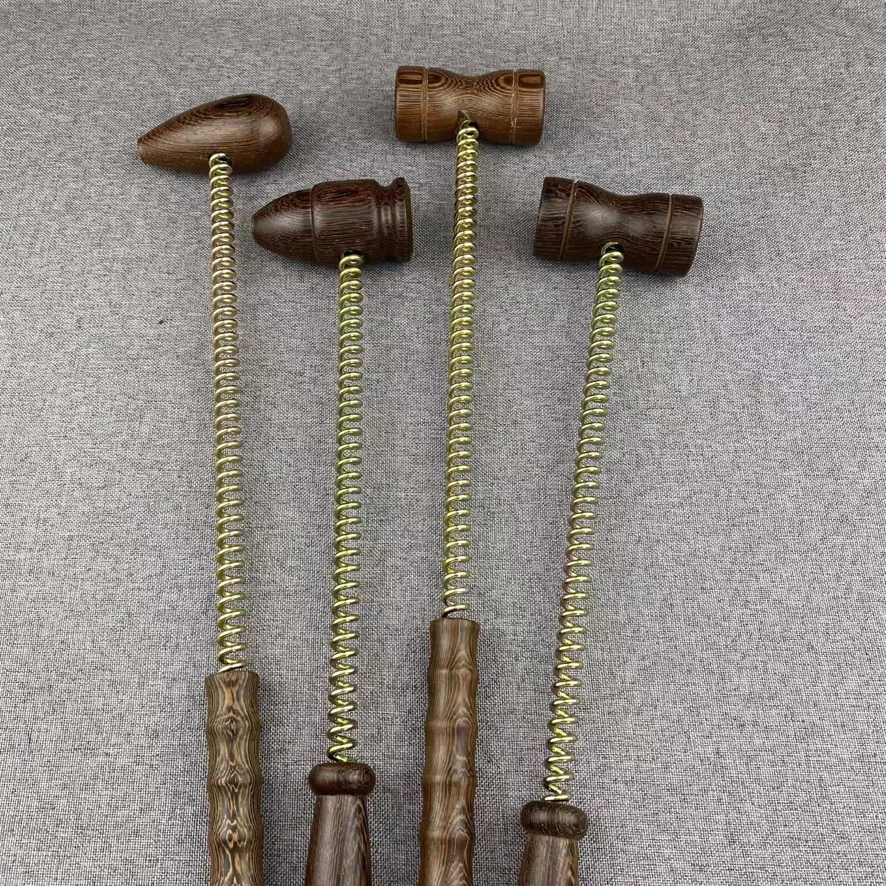 鸡翅木质按摩锤全身经络敲打肩颈拍打棒敲背锤子腰部放松捶背
