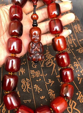 藏式西藏牦牛角手持念珠手串手链